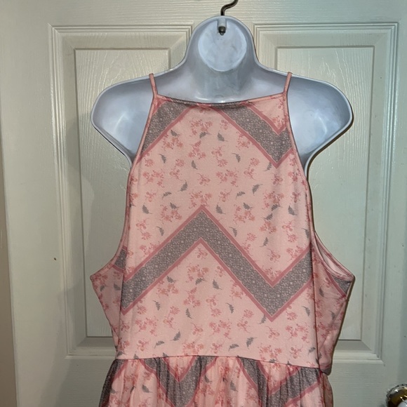 NWT Candies Pink Print Overlay Dress 2X plus - Picture 4 of 4